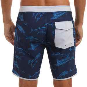 2025 personnalisé hommes sportif 100% coton séchage rapide Shorts de pêche nouveau Design solide motif respirant mi Fitness usage décontracté toile - Product Image 2