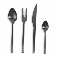 Ustensiles de Table en métal, vente en gros, service de Restaurant, or brillant, plaqué or, acier inoxydable, ensemble de couverts Design