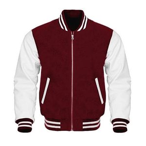 Precio de fábrica al por mayor personalizado bombardero Collage Varsity chaqueta deportiva hombres tela transpirable Letterman Varsity chaqueta - Product Image 2