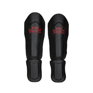 Entrenamiento Boxeo Espinillera de alta calidad Cómodo Hombres Mujeres Boxeo Espinilleras Logotipo personalizado Impresión Pu Cuero ShinGuard - Product Image 4