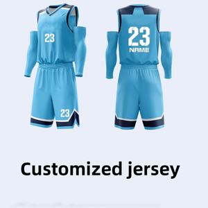 Individueller Teamsport schnell trocknend digital Sublimation ärmellos Basketballanzug für Erwachsenenspiele - Product Image 2
