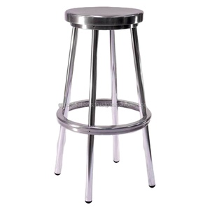 Taburete de aluminio de diseño personalizado, forma redonda, decorativo, para muebles de exterior, para el hogar, sala de estar, para exportación - Product Image 1