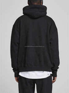 custom bubble print hoodie 500gsm coton oversized french terry hoodie unisex 400gsm thick <b>black</b> <b>velvet</b> hoodie - Product Image 3