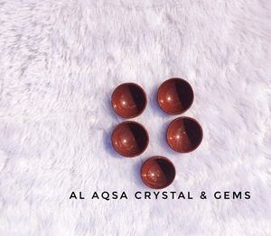 Wholesale 2-Inch Red Jasper Bowl <b>Crystal</b> Crafts Reiki Rocks Minerals Semi-Precious Stone Kitchen Accessories Tableware Gemstone - Product Image 3