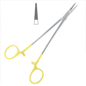 Porte-aiguilles TC en acier inoxydable Debakey pince à aiguille droite Instruments chirurgicaux du Pakistan - Product Image 4