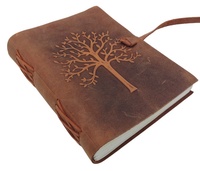 Carnet en cuir fait main, vintage et rétro, motif Arbre de Vie, couverture rigide, 9x7 pouces, pour aquarelle, mariage, notes personnelles, magie, prières, recettes et écriture