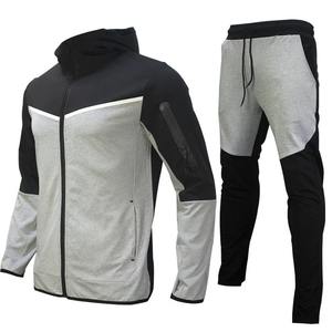 Survêtement de sport de haute qualité hommes femmes Gym formation vêtements de sport Logo personnalisé deux pièces veste et pantalon fournisseur en gros - Product Image 5