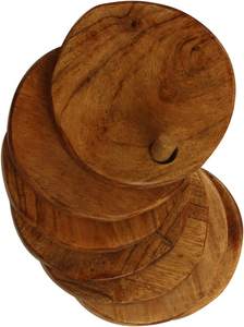 Sous-verres en acacia d'approvisionnement d'usine avec support pour boire du thé Sous-verres personnalisés Forme et taille chez Star Crafts India - Product Image 2