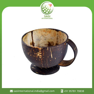 Tasse à café en coquille de noix de coco naturelle 100% de haute qualité disponible à un prix abordable - Product Image 2