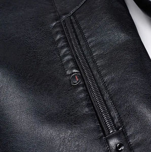 Chaqueta de Cuero para Hombre, Diseño de Moda 2026, Nueva Llegada, Chaqueta de Cuero PU, Chaqueta de Cuero Vacuno de Primera Calidad - Product Image 6