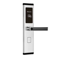 Cerradura Electrónica de Puerta con Tarjeta IC/RFID, Impermeable, de Acero Inoxidable 6068, para Hotel/Apartamento, con Software Gratuito