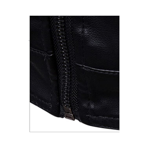 Chaqueta de cuero de diseño único para hombre, chaqueta de cuero de alta Fabricación, ajustada, elegante, para invierno - Product Image 3