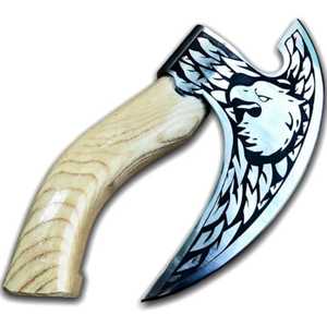 2025เครื่องตัดพิซซ่าแบบแฮนด์เมดเกรดอุตสาหกรรมทำจากไม้คุณภาพสูงปลอกหนังมีเอกลักษณ์ดีไซน์แบบไวกิ้ง - Product Image 5