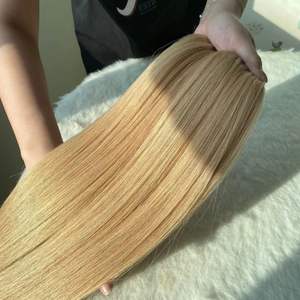 ผมต่อแบบช่อผมคนจากเวียดนามดิบผมบลอนด์แบบ613พร้อมผมปิดในสไตล์เป็นลอนตรง - Product Image 4