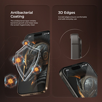 Verre protecteur trempé haute résistance Proove Achilles pour iPhone 15 Pro Max 15Pro 14Pro