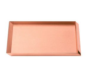 Plateau en cuivre rectangulaire de tailles multiples pour bar et hôtel Produit fait à la main Plateau en cuivre de bonne qualité Produit Offre Spéciale fait à la main - Product Image 5