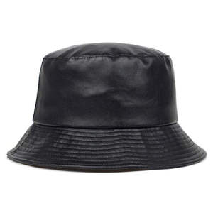 Sombrero de pescador de cuero Reversible de alta calidad para viajar, sombrero de pescador transpirable de Color negro para hombres y mujeres - Product Image 6