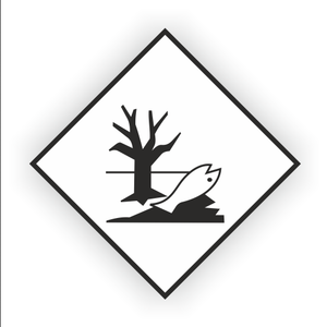 Etichetta di pericolo con simbolo di sostanze pericolose per l'ambiente - Product Image 1
