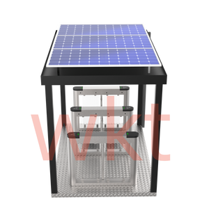 ประตูหมุนเหวี่ยงหมุนได้โดยใช้พลังงานแสงอาทิตย์ทำจากสแตนเลส IP66ได้รับการยอมรับใบหน้า RFID - Product Image 2