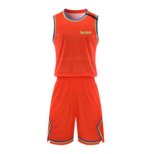 Concevez votre propre uniforme de basket-ball 100% polyester dernier style ensemble d'uniformes de basket-ball de meilleure qualité - Product Image 1