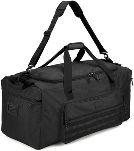 Bolsa Deportiva Extra Grande de 120L, Moderna, con Forro de PVC y Nailon, Compartimento para Zapatos Unisex, Bolsa Deportiva Táctica Resistente - Product Image 1