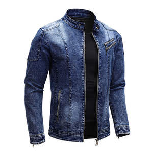 Chaquetas Vaqueras Casuales de Invierno para Hombre, Estilo Moderno, Color Sólido, Desgastadas, Manga Larga, con Botones, Múltiples Bolsillos, 100% Algodón, Impermeables - Product Image 4