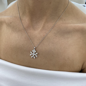 Fashionable IGI Certified VVS Lab Grown Diamond 14k <b>Solid</b> <b>Gold</b> Necklace <b>Pendant</b> Fine High End Luxury Jewelry From Indian Seller - Product Image 4