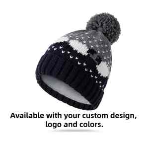 Custom Cartoon Beanie Winter Ear Protection Windproof Warm Breathable <b>cap</b> beanie - Product Image 4