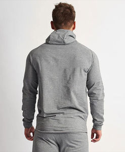 Survêtement en coton et polyester pour hommes avec logo personnalisé vêtements de sport de fitness jogging d'automne hiver style décontracté long avec logo personnalisé - Product Image 3