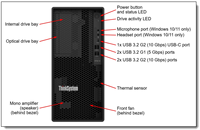 Pemasok Cina Buatan Tiongkok Harga Terbaik Server L Enovo ThinkSystem ST50 V2 Di Server Menara Tel Xeon