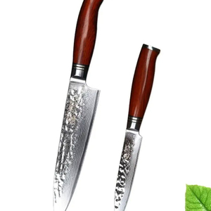 Juego de Cuchillos de Chef de Acero de Damasco Hechos a Mano con Agarre Fácil, Ultra Afilados, Ambidiestros, Alta Durabilidad, Sostenibles - Product Image 3