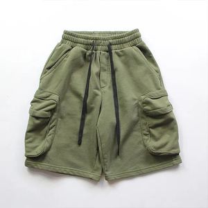 Shorts Cargo d'Été pour Hommes, Haute Qualité, Coupe Oversize, avec Poches Latérales, en Tissu Éponge, Poches Cargo - Product Image 5