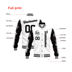 Customized Wool Varsity <b>Jacket</b> with Stand Collar and Embroidered Logo Personalized MCACVJ02 Letterman Style for <b>Men</b> and Women - Product Image 2