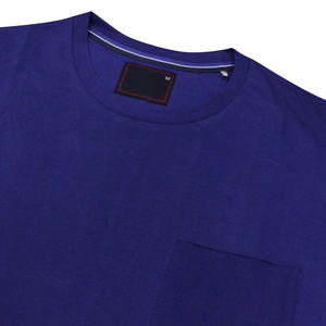 <b>Royal</b> <b>Blue</b> Pure Cotton Front Pocket T-<b>Shirt</b> Half Sleeve Crew Round Neck Tees Your Own Design Logo Printing Microfiber Tee <b>Shirts</b> - Product Image 6