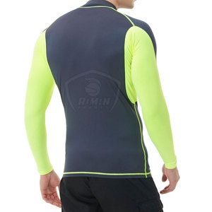 Chemises de compression avec logo personnalisé imprimé, design ajusté, manches longues, légères, t-shirt de compression pour hommes - Product Image 2