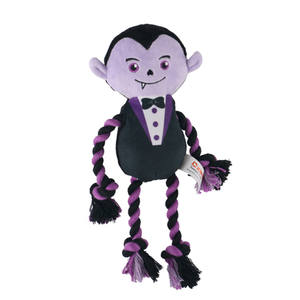 D KING mainan tali anjing tengkorak kustom interaktif Set mainan anjing tarik Halloween mainan anjing - Product Image 3