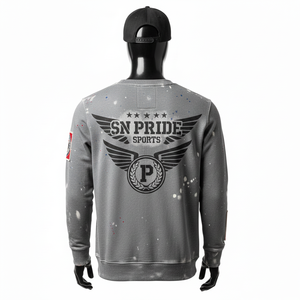 High Quality Manufacturer <b>Men's</b> Custom Printed <b>Hoodies</b> 100% Cotton Autumn Fashionable Street Wear Fleece Pullover - Product Image 5