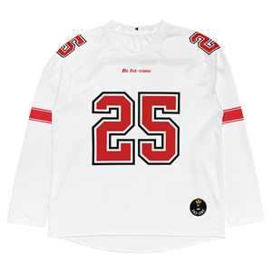 Maillot de hockey conique Elite personnalisé en polyester uni avec design brodé et imprimé par sublimation pour vêtements de sport - Product Image 1