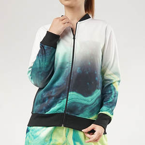 Veste d'hiver décontractée deux pièces à fermeture éclair pour femmes nouveauté ensemble de jogging en molleton de polyester - Product Image 5