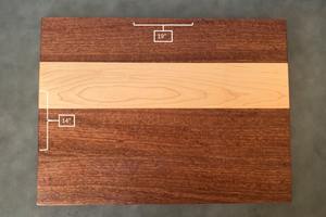 Tabla de cortar de madera y plato de servir Forma rectangular duradera 12mm de espesor - Product Image 6