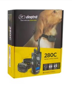 ปลอกคอสุนัขฝึกสอน DogGtra 280C กันน้ำ ควบคุมได้แม่นยำ 127 ระดับ พร้อมหน้าจอ LCD ระยะไกล 1/2 ไมล์ - Product Image 2