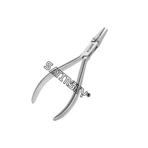Alicates de punta plana, Instrumentos dentales de 14 CM, instrumentos de acero inoxidable fabricados con AISI 420 de buena reputación - Product Image 1