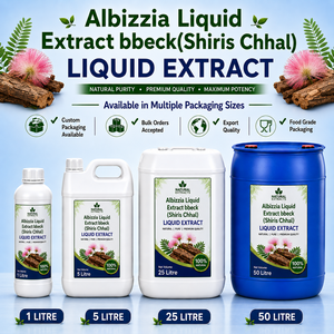 Natural Extracts Albizzia Liquid Extract bbeck (Shiris Chhal) 1 5 25 50 Litre Oral Liquid Immune Support Natural Purity - Product Image 1