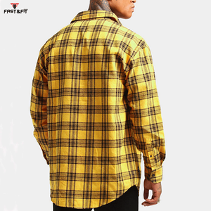 High Quality New Design Comfortable Fabric Casual <b>Men</b> <b>Flannel</b> <b>Shirt</b> Knitted Long Sleeve Breathable Winter Outdoor Sports - Product Image 3