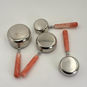 Accesorios de Cocina de Alta Calidad, Utensilios de Cocina Duraderos, Juego de 4 Tazas Medidoras de Acero Inoxidable para Medir a Bajo Precio - Product Image 5
