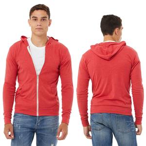 Sweat-shirts à fermeture éclair Next Level Apparel en coton/fibre de bambou, légers, respirants, à manches longues, pour l'hiver, la gym, l'entraînement et les activités sportives. - Product Image 1