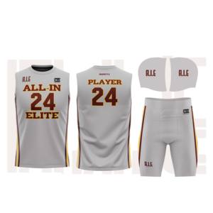 Juego de compresión de fútbol juvenil estilo americano 7v7 15 uniformes sublimados personalizados 7on7 técnicas impresas 7 en 7 uniformes de fútbol - Product Image 3