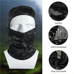 2025 New Thin Breathable Quick Dry Balaclava <b>Face</b> <b>Mask</b> with 2 Molten Customizable Holes Ski Balaclava - Product Image 5