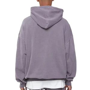 Sweats à capuche personnalisés 420 gsm pull-over pour hommes vente en gros de sweats à capuche surdimensionnés vintage pierre lavée sweats à capuche vierges - Product Image 5