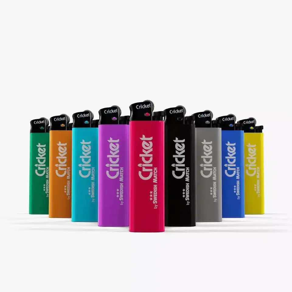 Refillable Cricket Lighters, Disposable Cricket Lighters For Sale in Bulk